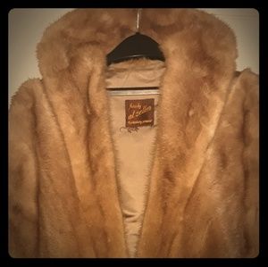 Women's fur mink stole